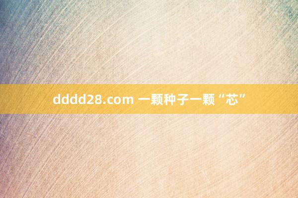 dddd28.com 一颗种子一颗“芯”