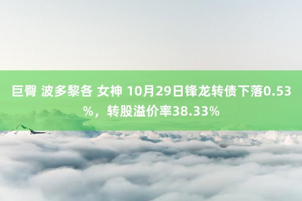 巨臀 波多黎各 女神 10月29日锋龙转债下落0.53%，转股溢价率38.33%