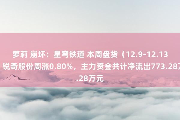 萝莉 崩坏：星穹铁道 本周盘货（12.9-12.13）：锐奇股份周涨0.80%，主力资金共计净流出773.28万元