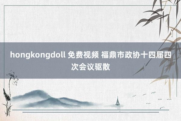 hongkongdoll 免费视频 福鼎市政协十四届四次会议驱散