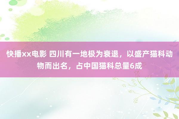 快播xx电影 四川有一地极为衰退，以盛产猫科动物而出名，占中国猫科总量6成